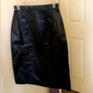 Wilson’s leather skirt.